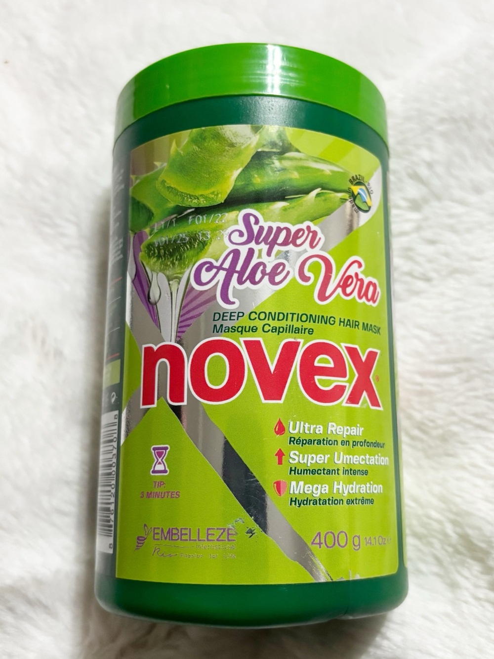 Super Aloe Vera Deep Conditioning Hair Mask - Green